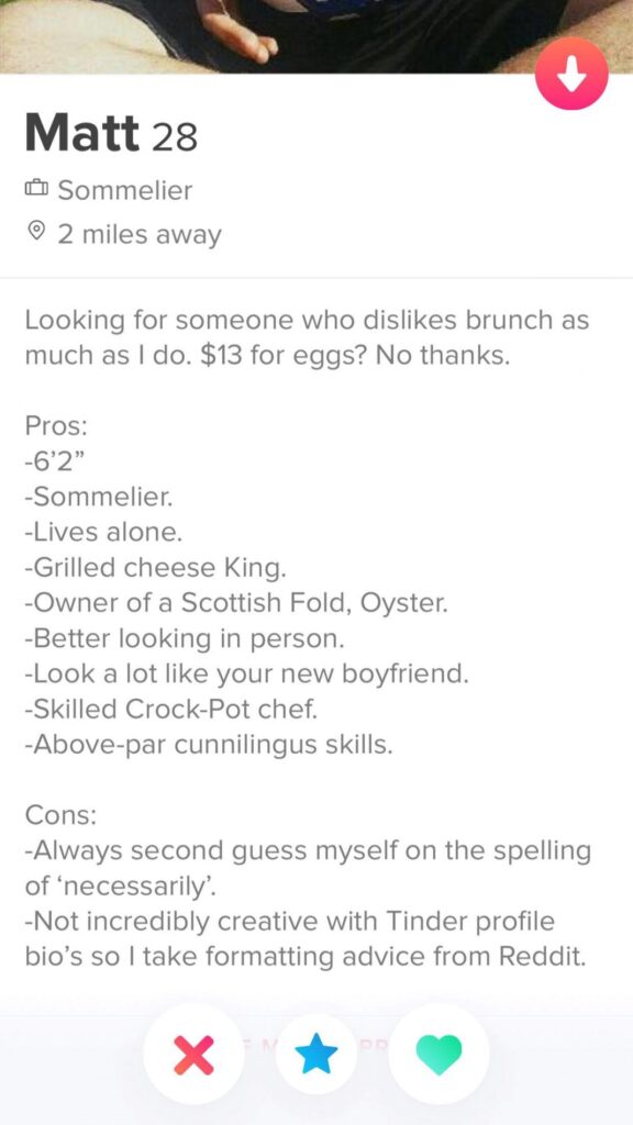 dating pros and cons list